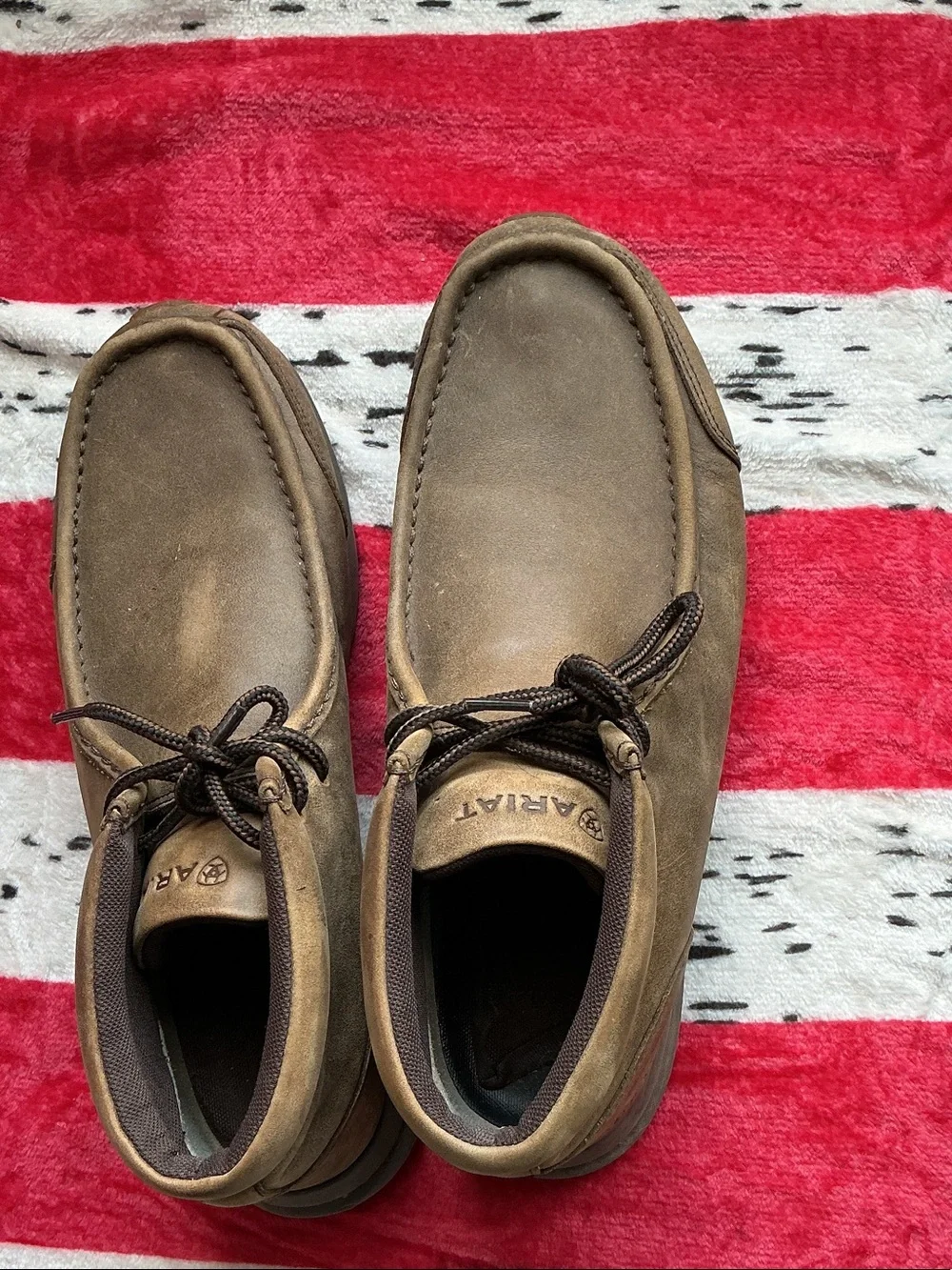 Ariat Brown Suede Chukka Boots for Men
